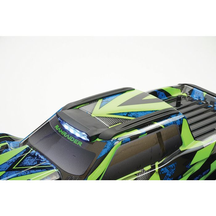 FTX 1:10 Ramraider Brushless 4x4 RTR RC Monster Truck w/LED Lights - Green/Blue