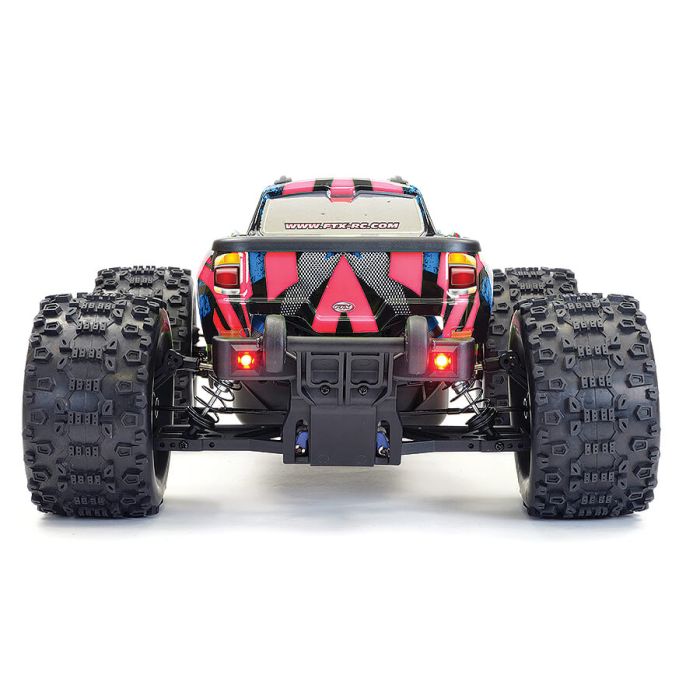 FTX 1:10 Ramraider Brushless 4x4 RTR RC Monster Truck w/LED Lights - Red/Blue