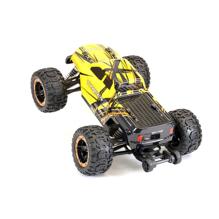 FTX 1:16 Tracer Brushless 4X4 RTR RC Monster Truck w/LED Lights - Yellow