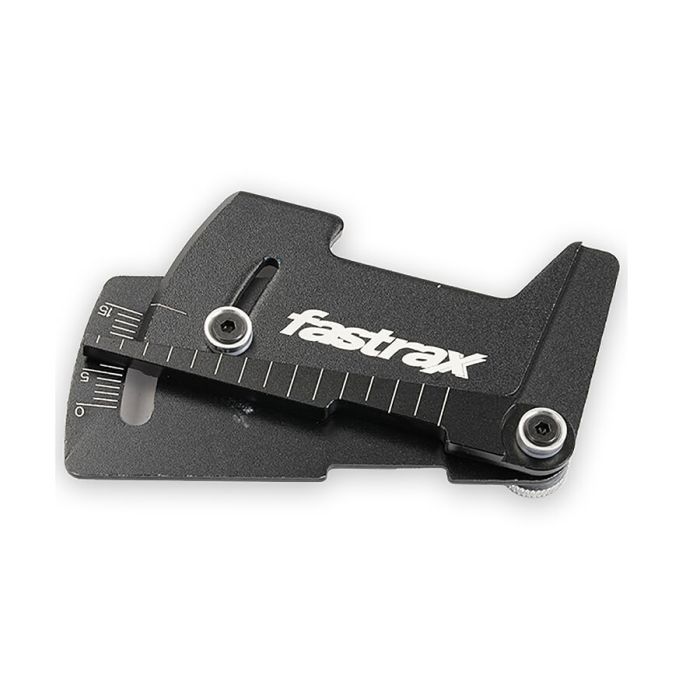 Fastrax Aluminium RC Car Ride Height & Camber Gauge - Black