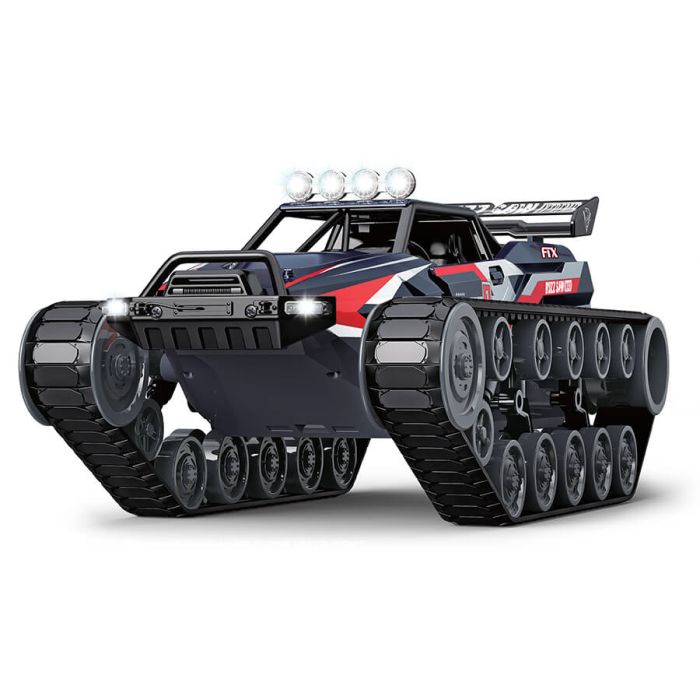 FTX 1:12 Buzzsaw Xtreme Tank Track ATV Vehicle w/ Smoke - Blue