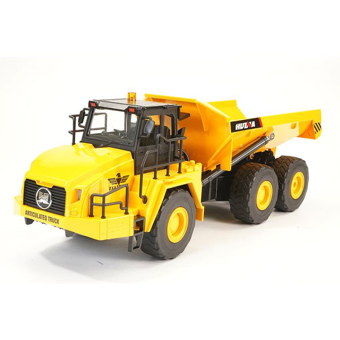Huina 1:16 RC Articulated Dump Truck Tipper Lorry - 11 Function, LED Lights