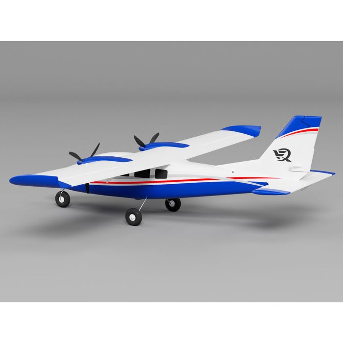 Xfly P68 Twin RC Plane (850mm) ARTF (no Tx/Rx/Batt/Cgr) - Blue