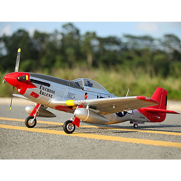 FMS North American P-51D Mustang V8 - Red Tail (1400mm) ARTF (no Tx/Rx/Batt)