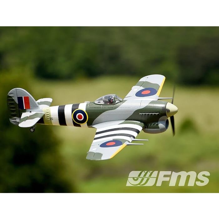 FMS 1100mm Hawker Typhoon RC Warbird PNP Version