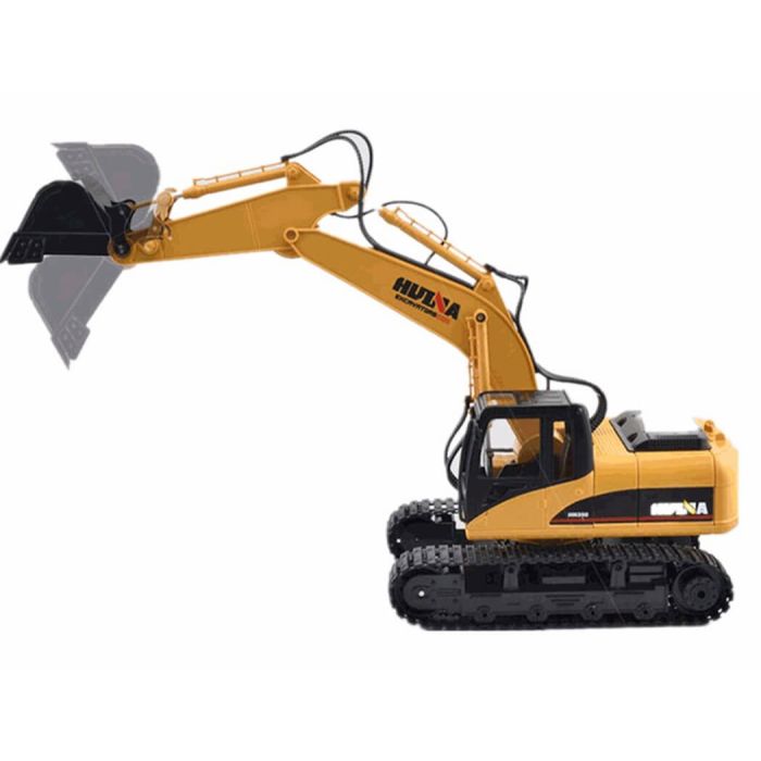 Huina 1/14 RC Excavator Digger w/ Metal Bucket, Lights & Sound