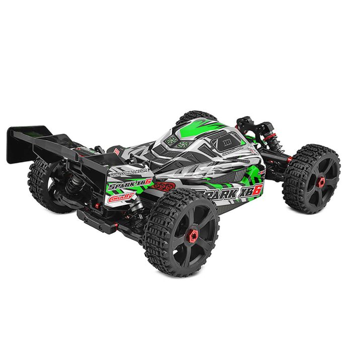 Corally Spark XB6 6S Brushless Basher ARTR (no Batt/Cgr) RC Buggy - Green