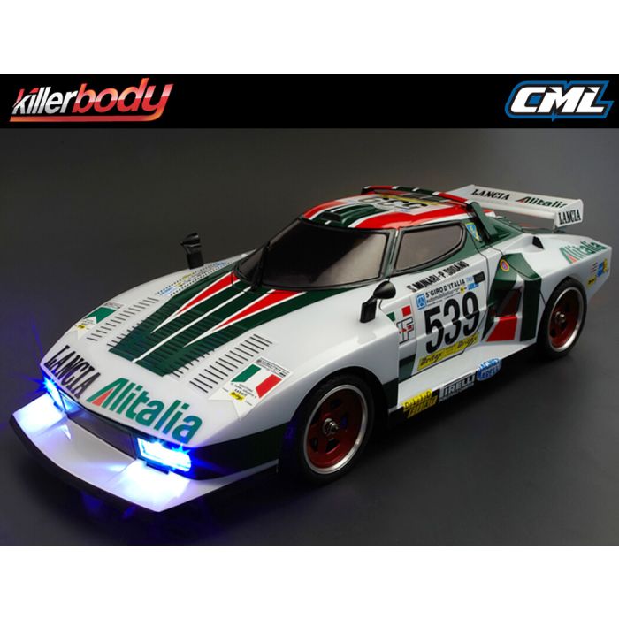 Killerbody RC Car Lancia Stratos - 1977 Giro Finished Body Rally