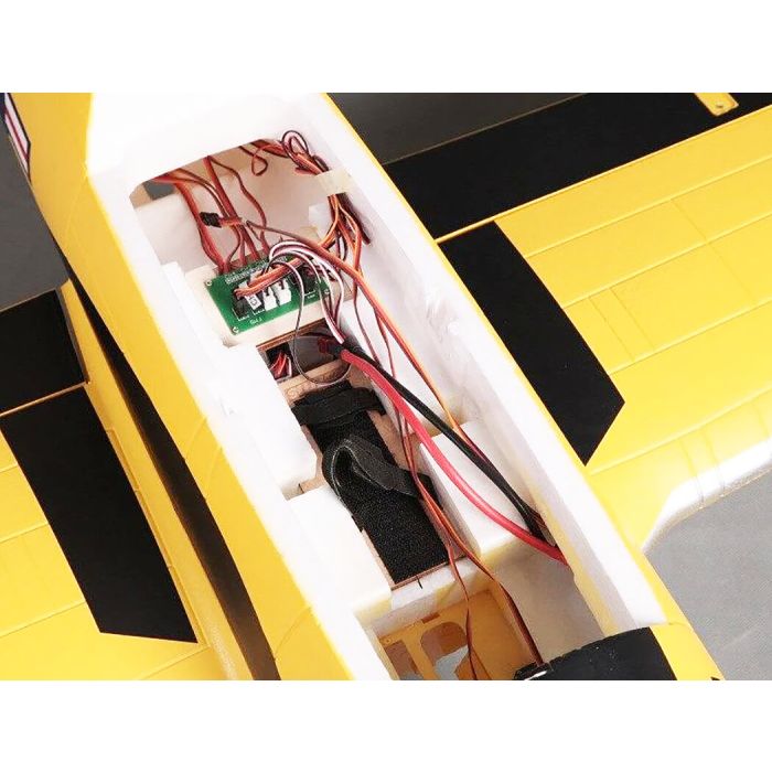 FMS 1400mm T-28D Trojan V4 ARTF (no Tx/Rx/Batt/Cgr) RC Model Plane – Yellow