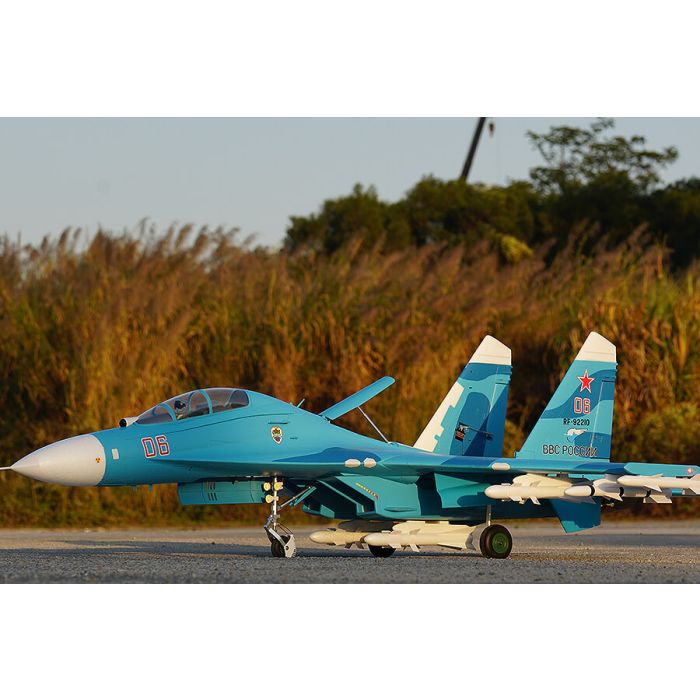 FMS Sukohi Su-27 EDF RC Fighter Jet ARTF (no Tx/Rx/Batt) - Blue