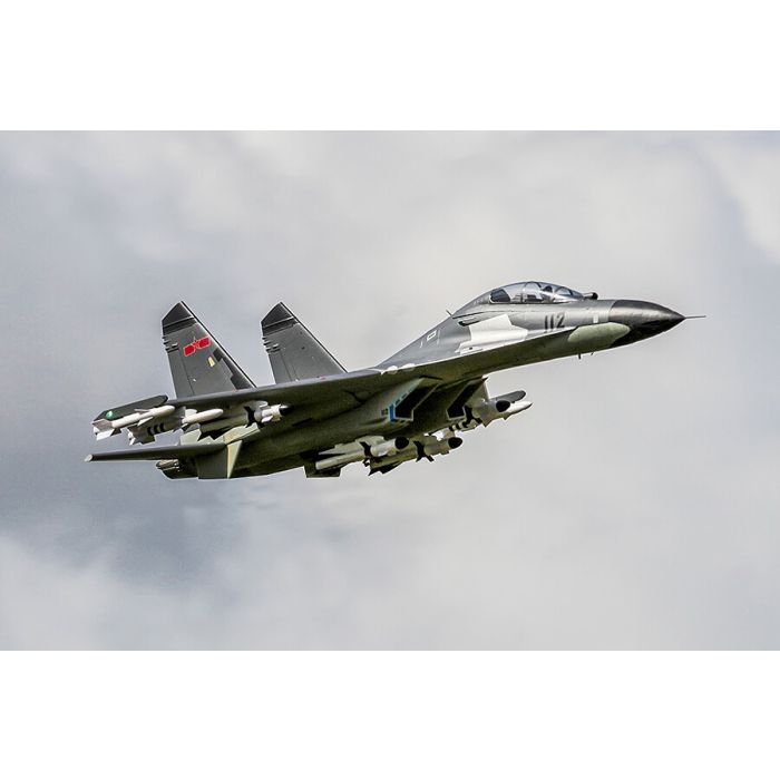 FMS Sukohi Su-27 / J-11 EDF RC Fighter Jet ARTF (no Tx/Rx/Batt) - Grey