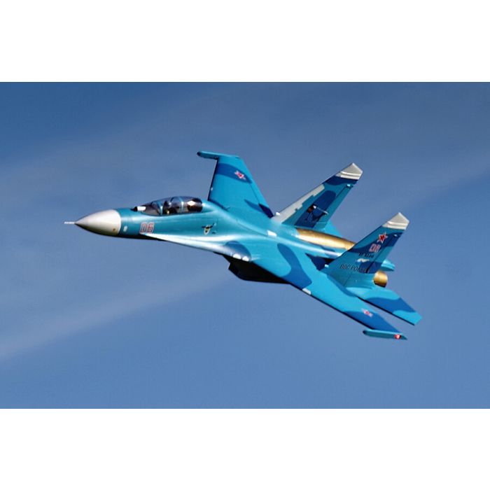 FMS Sukohi Su-27 EDF RC Fighter Jet ARTF (no Tx/Rx/Batt) - Blue