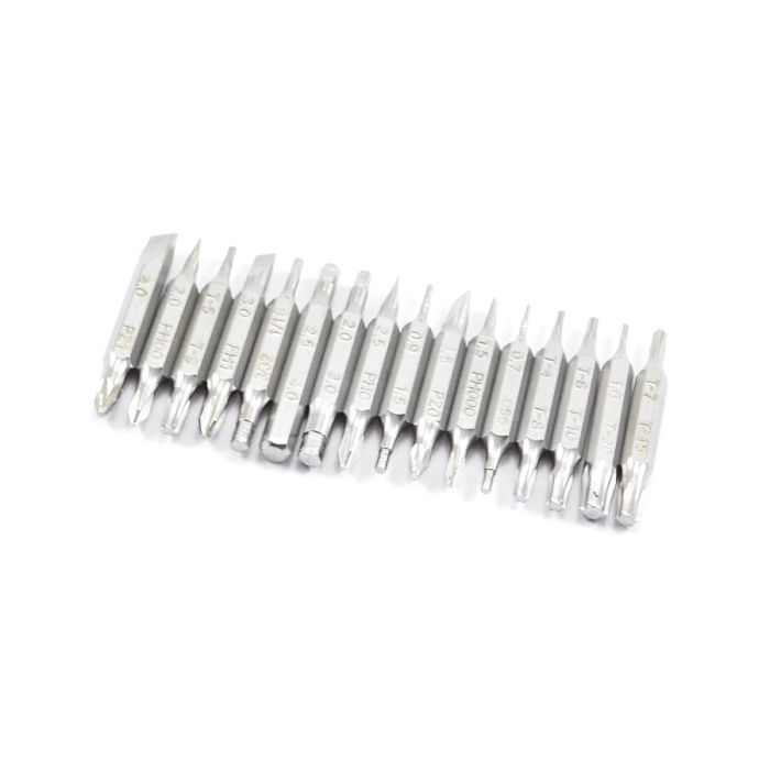 32-In-1 Multi Tool Set - Interchangeable Metric/Imperial Hex, Star, Slot, PZ and PH Tips