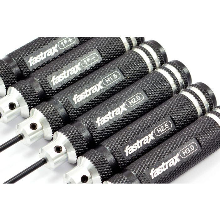 Fastrax Team 6 Piece Metric Hex Wrench & Screwdriver Tool Set - High Quality