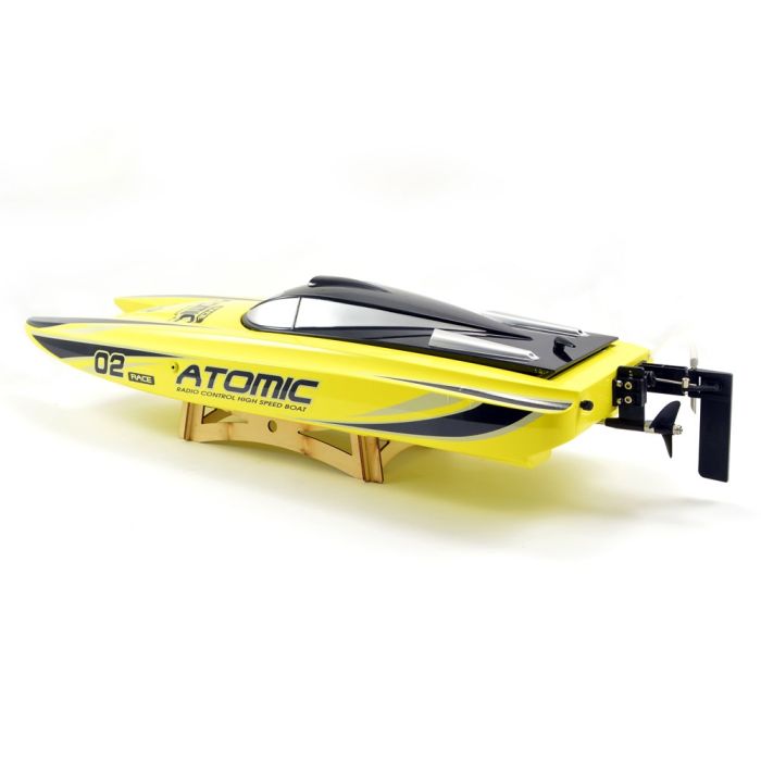 Volantex Racent Atomic 70cm Brushless Racing Speed Boat ARTR Yellow no Bat/Chg