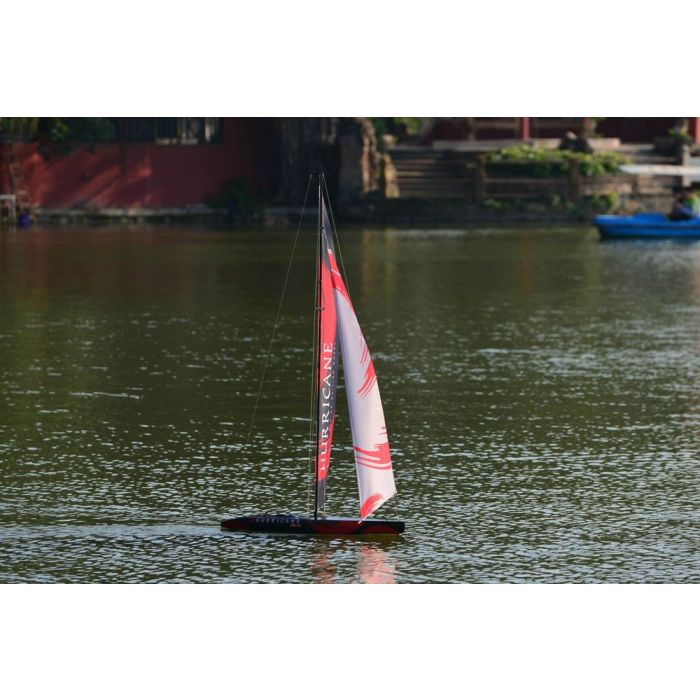 Volantex Racent Hurricane 1 Metre Sail Yacht Boat Ready To Sail