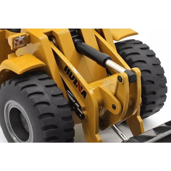 Huina RC Die-Cast Metal Wheel Loader Bulldozer - Sound & Lights