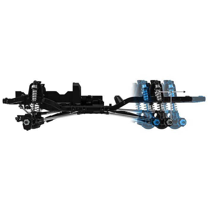 Gmade 1:10 GS02 TS Chassis Kit RC Jeep Truck Rock Crawler