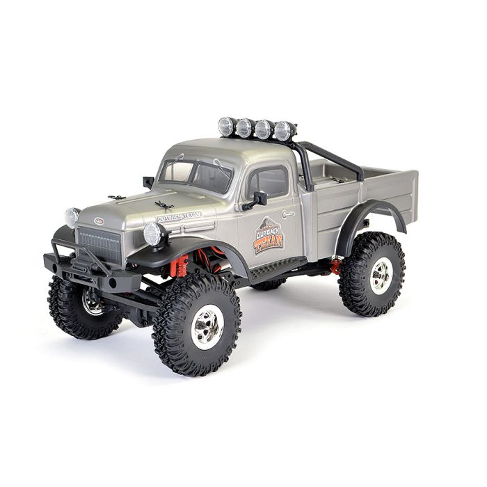 FTX 1:18 Outback Mini X Texan 4x4 RTR RC Rock Crawler Jeep Truck - Grey