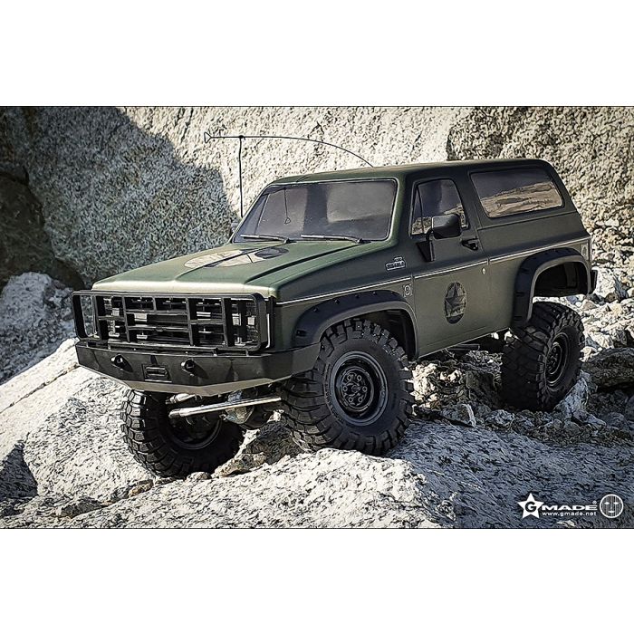 Gmade 1:10 GS02F Buffalo (Military) TS K5 Blazer RC Rock Crawler Kit