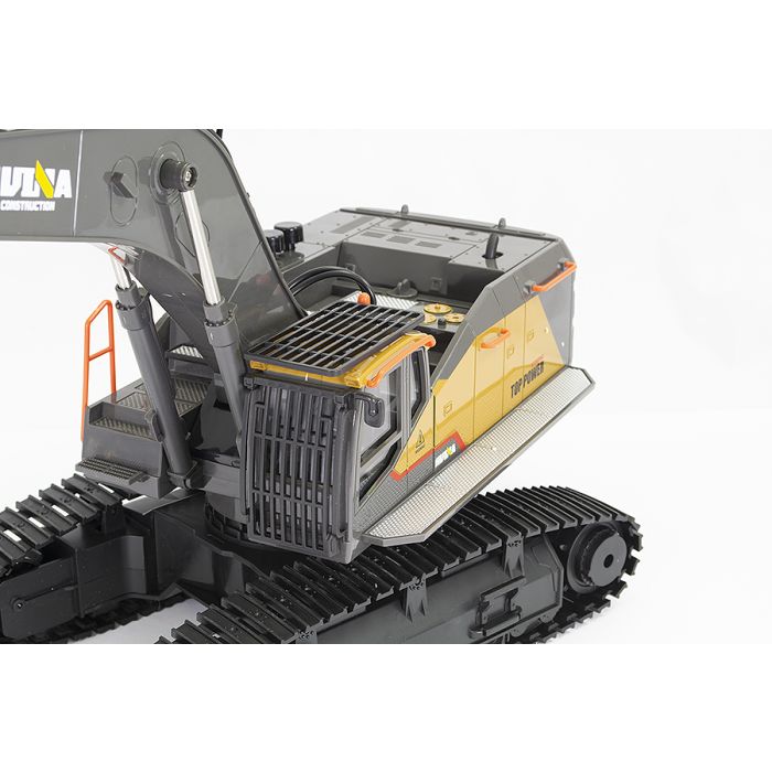 Huina RC Excavator Digger w/ Metal Bucket, Lights & Sound