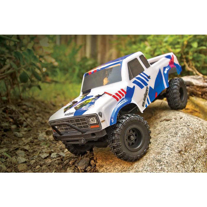 Element RC 1:24 Enduro 24 Sendero - RTR 4x4 Model Rock Crawler Truck - Blue/Red