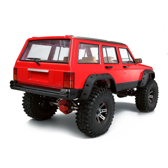 Fastrax 1/10 Rockee Jeep Cherokee XJ Hardbody w/Interior RC Car Body - Red