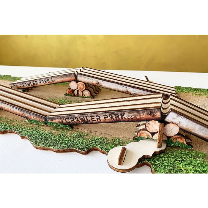 Crawler Park Axes Crossing Obstacle – 1/24 & 1/18 RC Car Off Road Track Circuit