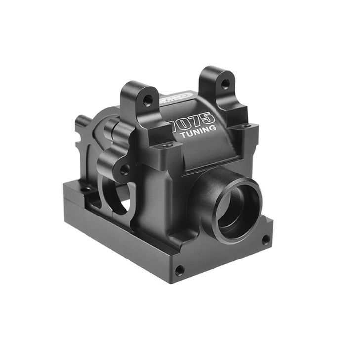 Corally Gearbox Case Set-Swiss Made 7075 T6 Black