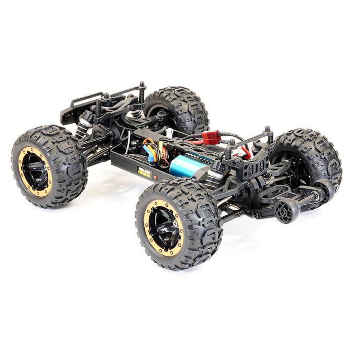 FTX 1:16 Tracer Brushless 4X4 RTR RC Monster Truck w/LED Lights - Yellow