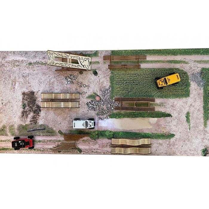 Crawler Park Carpet Circuit (200x100cm) – 1/24 & 1/18 RC Car Off Road Track
