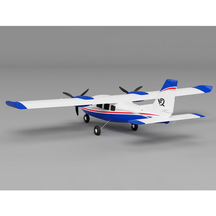 Xfly P68 Twin RC Plane (850mm) ARTF (no Tx/Rx/Batt/Cgr) - Blue
