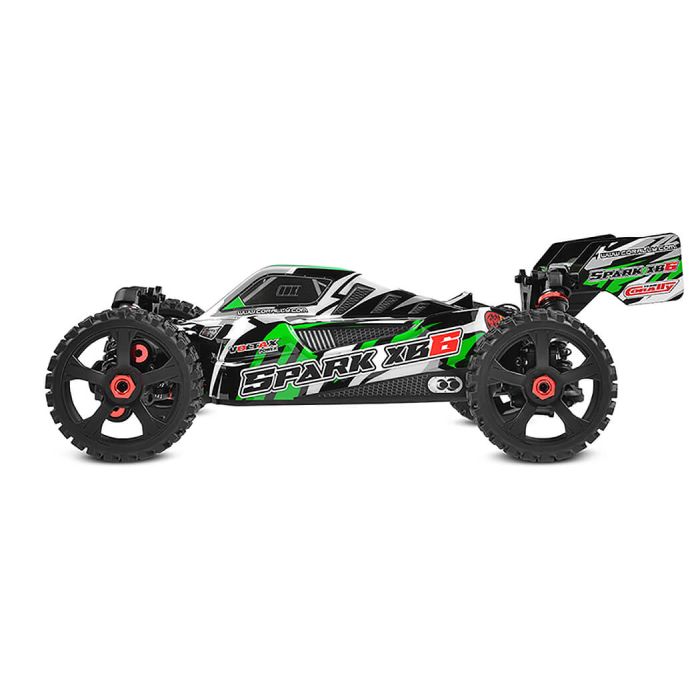 Corally Spark XB6 6S Brushless Basher ARTR (no Batt/Cgr) RC Buggy - Green