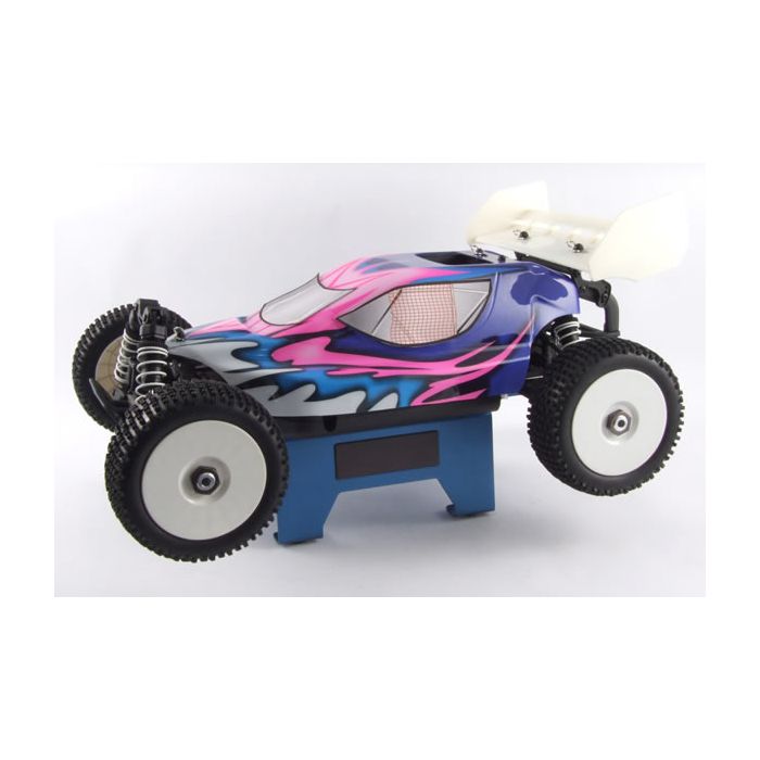 Fastrax Black Anodised Aluminium Car Pit Stand for RC Cars