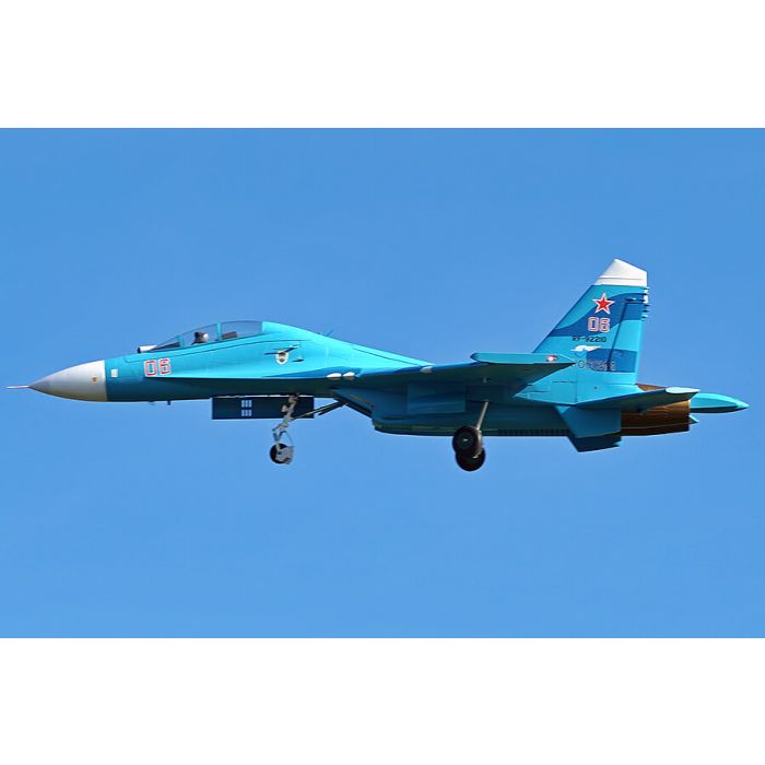 FMS Sukohi Su-27 EDF RC Fighter Jet ARTF (no Tx/Rx/Batt) - Blue