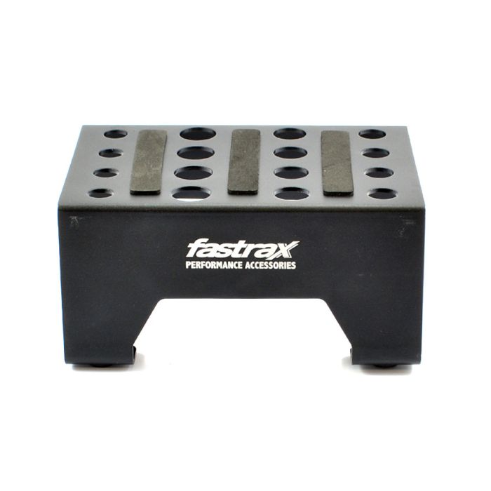 Fastrax Black Anodised Aluminium Car Pit Stand for RC Cars