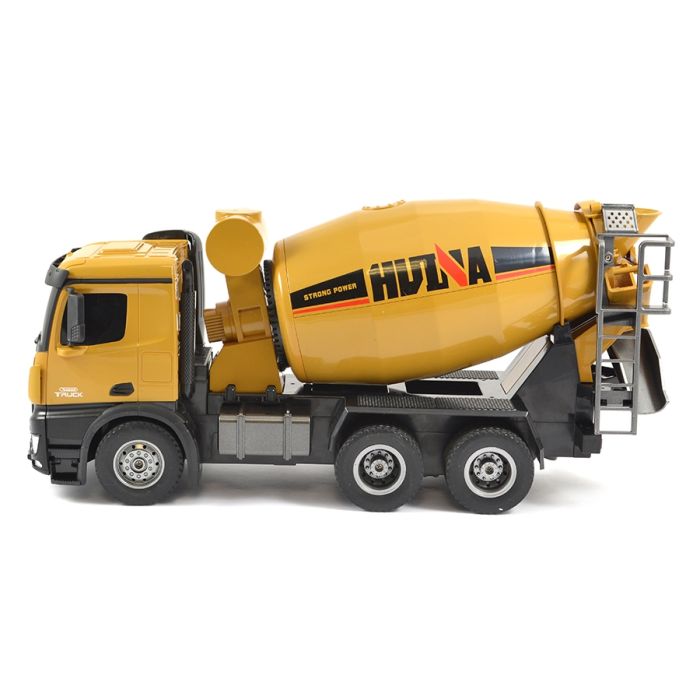 Huina RC Cement Mixer 4WD Truck w/ Diecast parts, Lights & Sound!