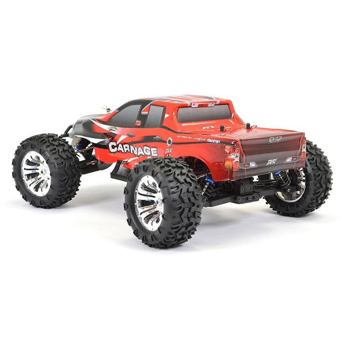 FTX 1:10 Carnage 2.0 Brushed RC Truck 4WD RTR – Red