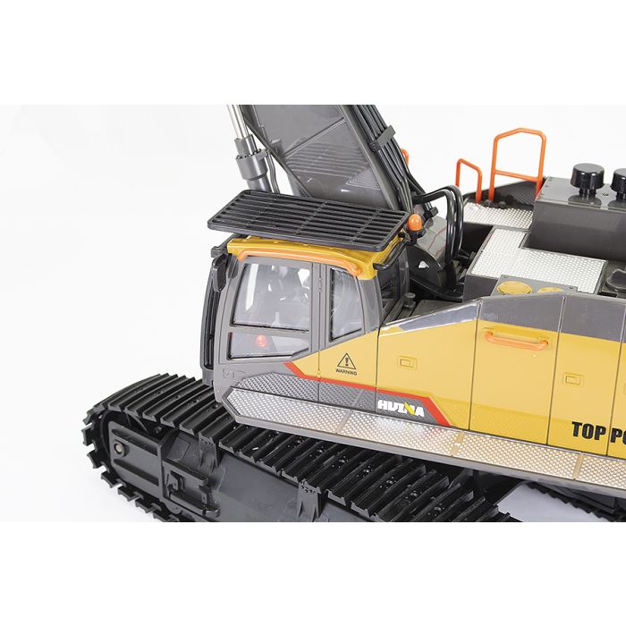 Huina RC Excavator Digger w/ Metal Bucket, Lights & Sound