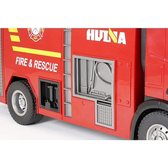 Huina RC Fire Engine Truck - Working Lights, Sound & Water Cannon!