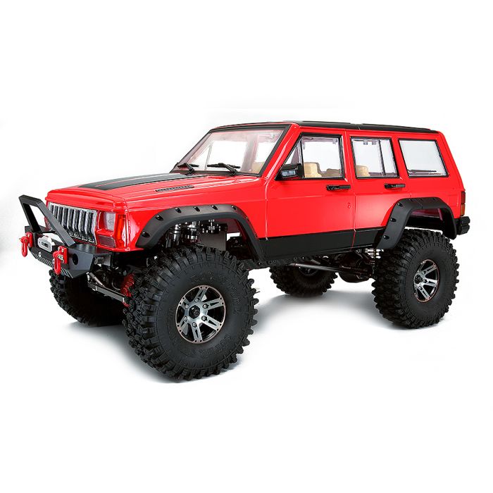Fastrax 1/10 Rockee Jeep Cherokee XJ Hardbody w/Interior RC Car Body - Red