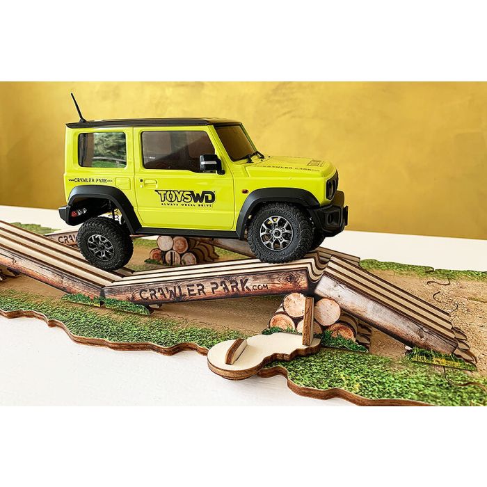 Crawler Park Axes Crossing Obstacle – 1/24 & 1/18 RC Car Off Road Track Circuit
