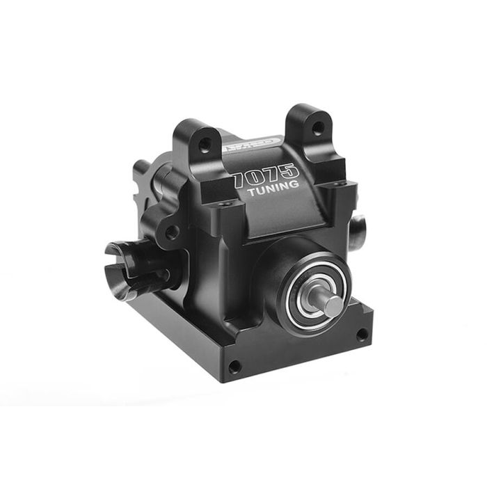 Corally Gearbox Case Set-Swiss Made 7075 T6 Black