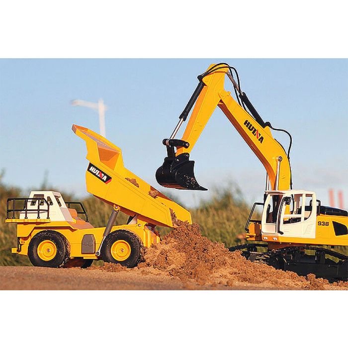 Huina 1:24 RC Dump Truck Tipper Lorry -  6 Function