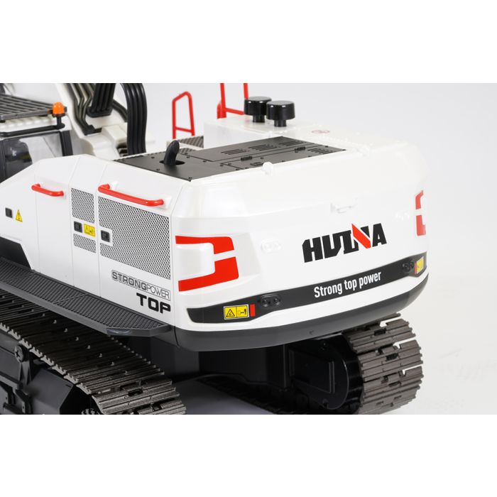 Huina RC Excavator Digger w/Metal Parts, 4 x Tools, LED Lights & Sound