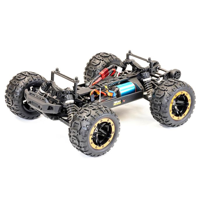 FTX 1:16 Tracer Brushless 4X4 RTR RC Monster Truck w/LED Lights - Yellow