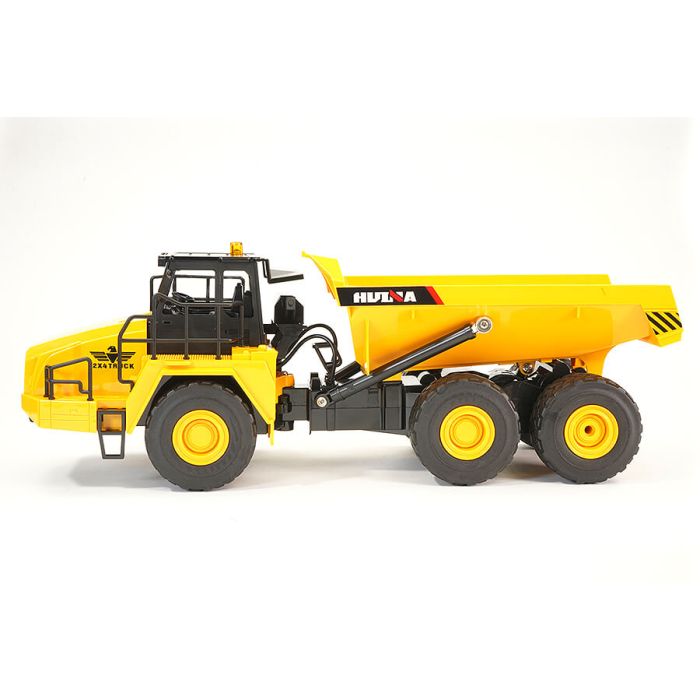 Huina 1:16 RC Articulated Dump Truck Tipper Lorry - 11 Function, LED Lights