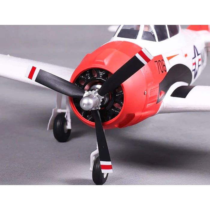 FMS T-28 Trojan (800mm) ARTF (no Tx/Rx/Batt/Cgr) RC Model Plane - Red