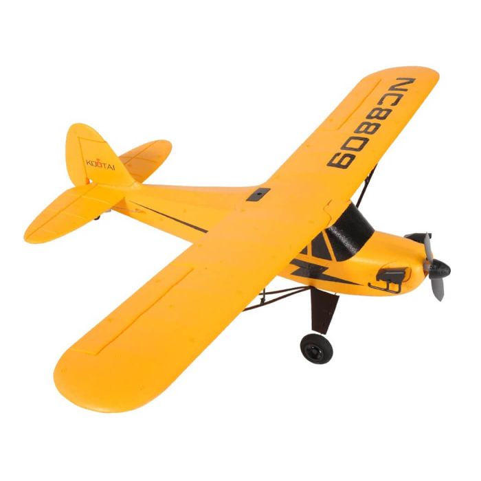 Kootai Piper J3 Cub (505mm) RC Model Plane w/ Gyro EPP RTF - Mode 1