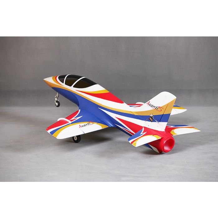 FMS Avanti (70mm) V3 EDF ARTF (no Tx/Rx/Batt/Cgr) RC Brushless Electric Jet
